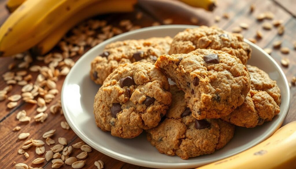 Banana oatmeal cookies