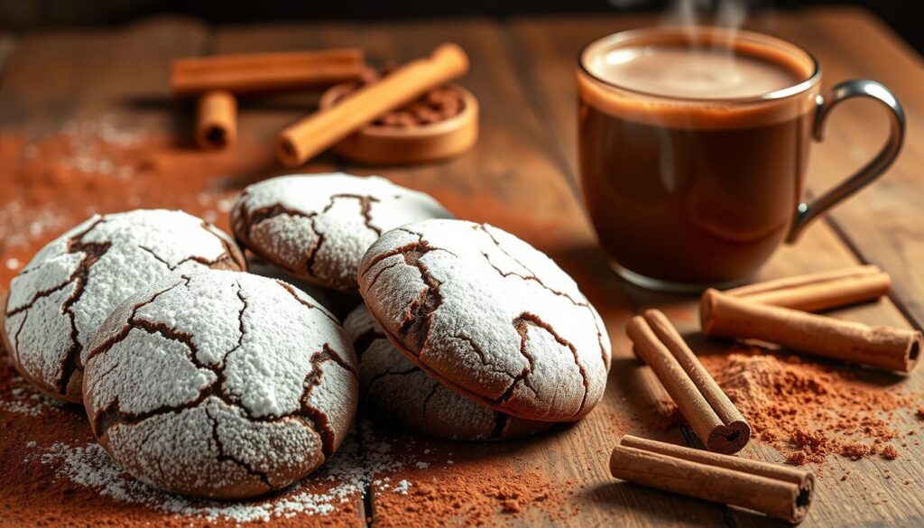 Mexican Hot Chocolate Cookies