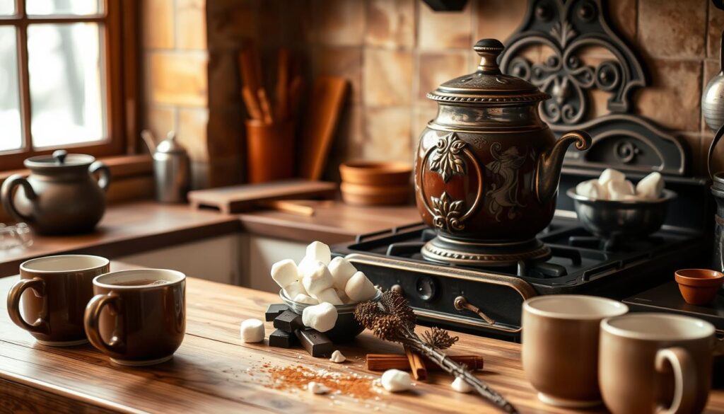 Traditional Hot Chocolate Preparation