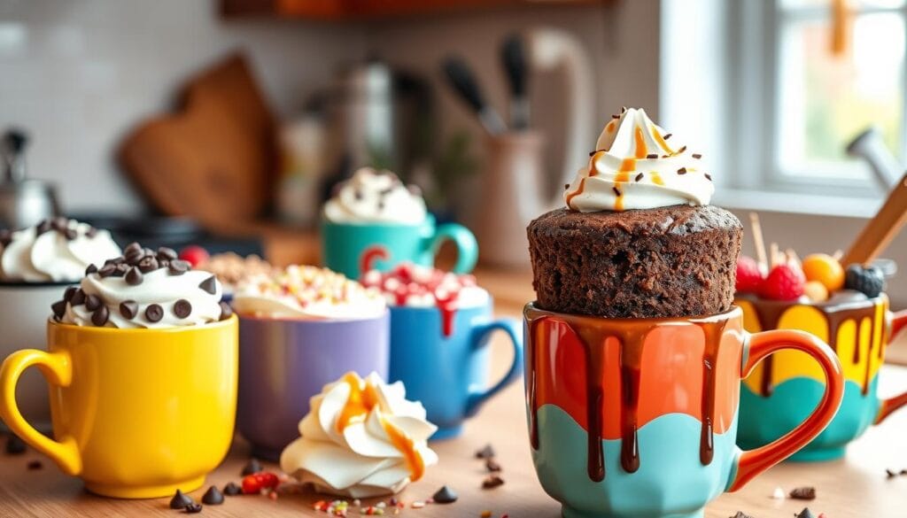 customized mug cake