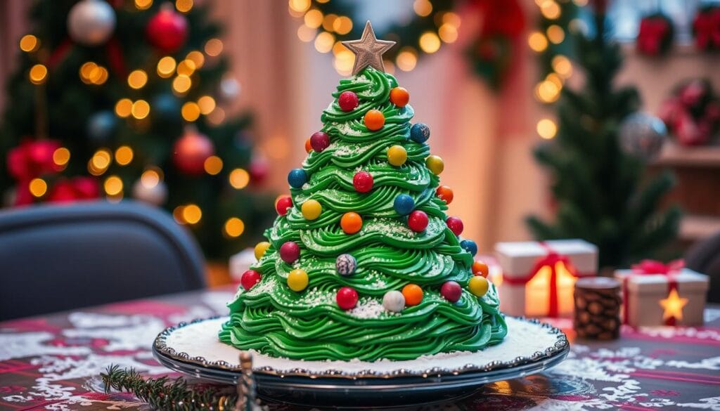 Christmas Tree Cake