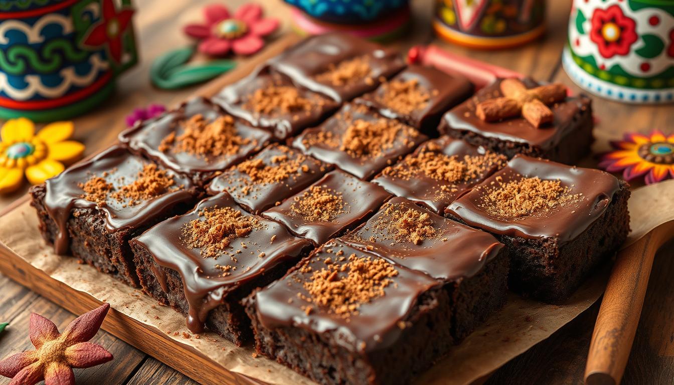 mexican hot chocolate brownies