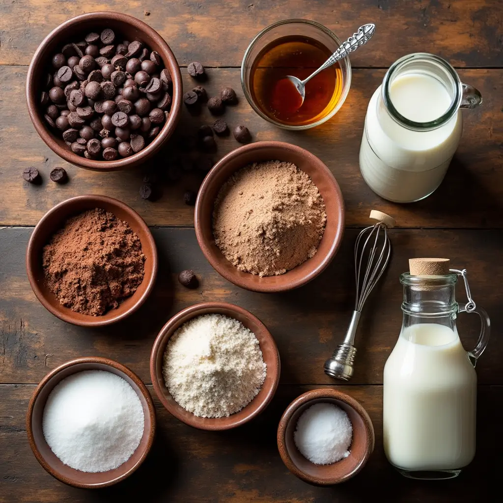 Ingredients for Hot Chocolate