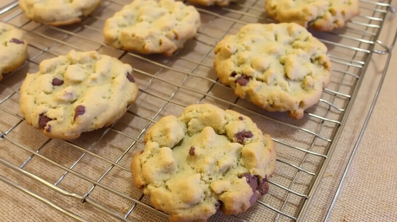 Banana chocolate chip cookies