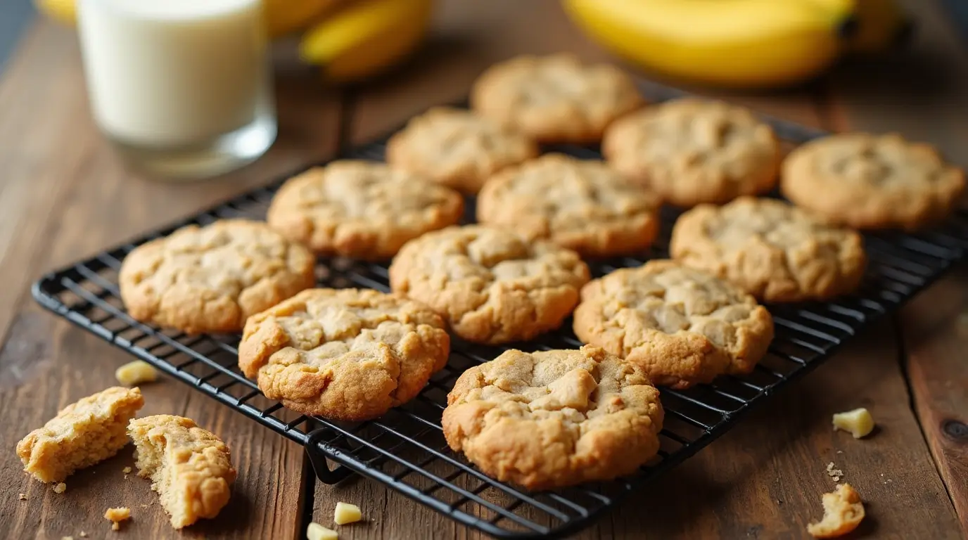 Crispy Banana Cookies