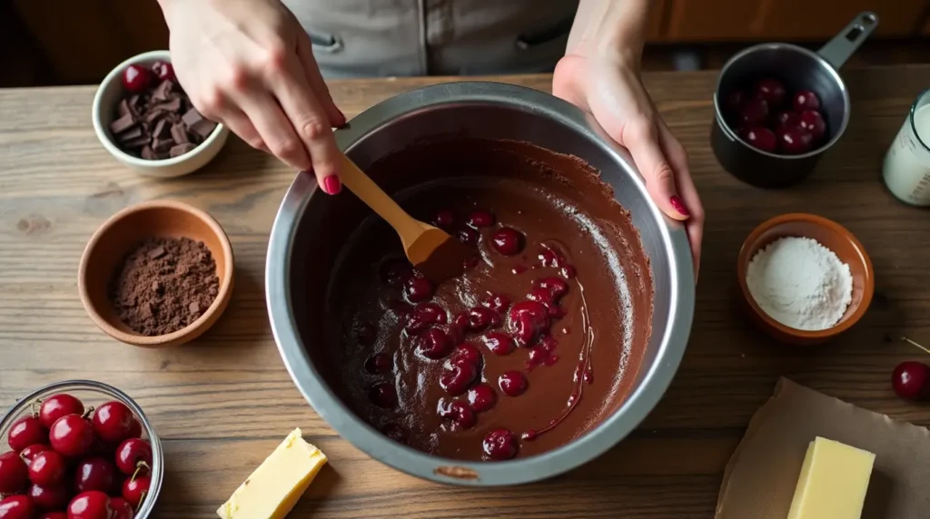 Chocolate Cherry Cake