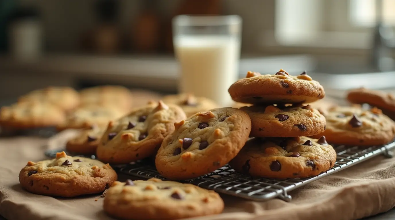 Banana and Chocolate Chip Cookies